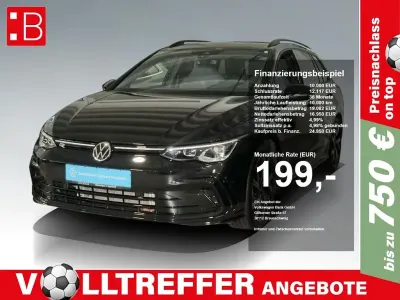 Gebraucht VW Golf VIII R-line 131 PS (96 kW) 2024 Schwarz Kombi