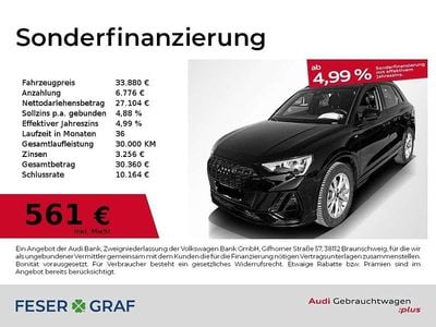 Usata Audi Q3 S-Line 150 CV (110 kW) 2025 Nero SUV