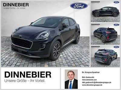 Obsidian schwarz metallic Gebraucht 2023 Ford Puma Titanium X SUV | 19.949 € (Fairer Preis)