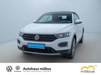 Gebraucht VW T-Roc Cabriolet Style 150 PS (110 kW) 2021 Pure white/schwarz Cabrio