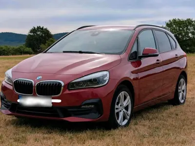 Gebraucht BMW 218 Active Tourer Sport Line 150 PS (110 kW) 2018 Rot Van / Kleinbus