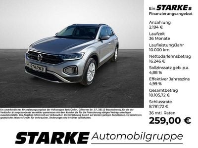 Second-hand VW T-Roc Life 110 CP (80 kW) 2021 Gri SUV