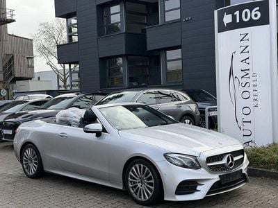 Gebraucht Mercedes E300 AMG line 245 PS (180 kW) 2018 Iridiumsilber  metalliclack Cabrio