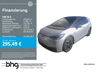 Brugt VW ID.3 Pro 150 kW (204 HK) 2023 Sort Hatchback