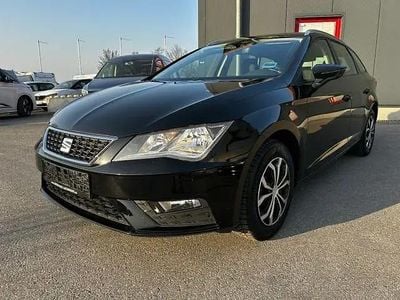 Usata Seat Leon ST Style 110 CV (80 kW) 2017 Nero Station wagon