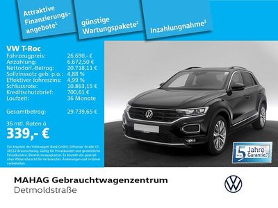 Gebraucht VW T-Roc Sportline 150 PS (110 kW) 2022 Schwarz SUV
