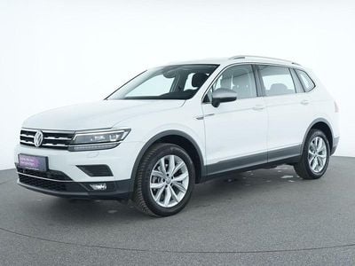 Pure white Gebraucht 2021 VW Tiguan Allspace Highline SUV | 27.932 € (Guter Preis)