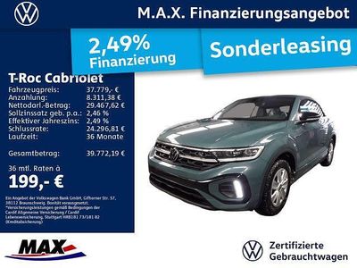 Usata VW T-Roc Cabriolet R-line 150 CV (110 kW) 2025 Blu Cabrio