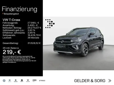Używany VW T-Cross R-line 116 KM (85 kW) 2025 Czarny SUV