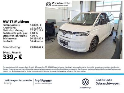 Usata VW T7 Life 150 CV (110 kW) 2024 Bianco Furgone