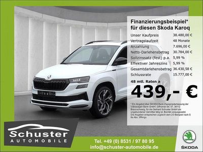Neu Skoda Karoq SportLine 150 PS (110 kW) 2026 Moonweiss metallic SUV