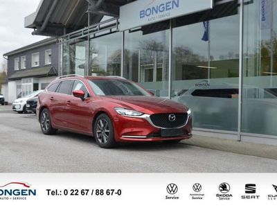 gebraucht Mazda 6 Kombi Sports-Line Automatik SSD Navi Leder AHK