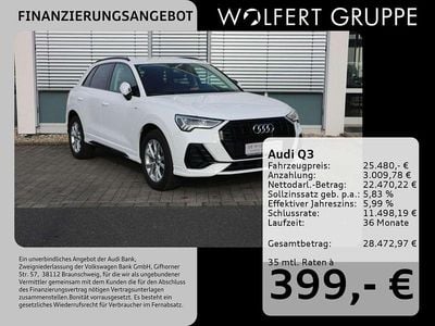 Weiß Gebraucht 2021 Audi Q3 S-Line SUV | 25.480 € (Guter Preis)