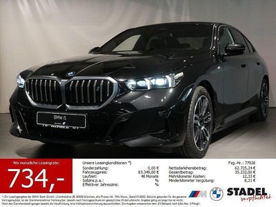 Neu BMW i5 M Sport 250 kW (340 PS) 2025 Saphirschwarz metallic Limousine