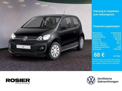 Schwarz Gebraucht 2021 VW up! Kleinwagen | 10.440 € (Guter Preis)