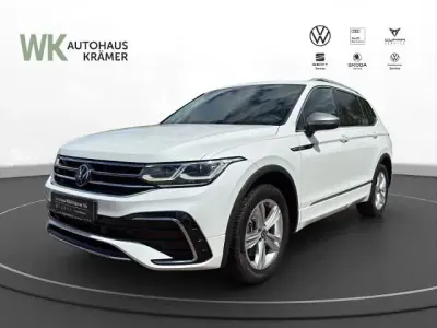Gebraucht VW Tiguan Allspace R-line 200 PS (147 kW) 2022 Oryxweiss (metallic) SUV