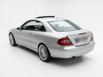 Brugt Mercedes CLK200 184 HK (135 kW) 2007 Sølv Coupe