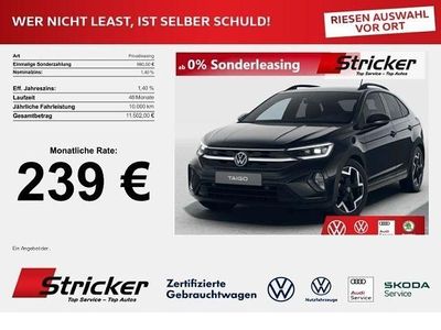 Nuova VW Taigo R-line 116 CV (85 kW) 2026 Nero SUV