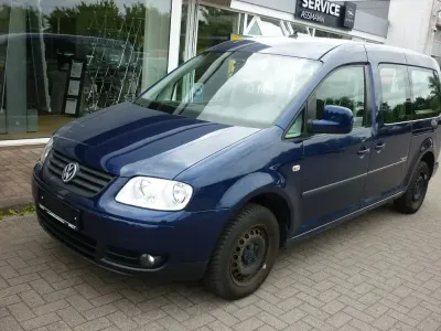 Gebraucht VW Caddy Maxi Life Team 102 PS (75 kW) 2010 Blau Van / Kleinbus