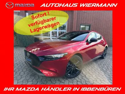 Neu Mazda 3 Homura-Line 140 PS (102 kW) 2025 Rot Limousine