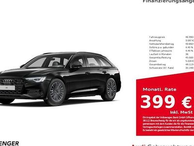 Mythosschwarz metallic Gebraucht 2025 Audi A6 Advanced Plus Kombi | 46.990 € (Guter Preis)