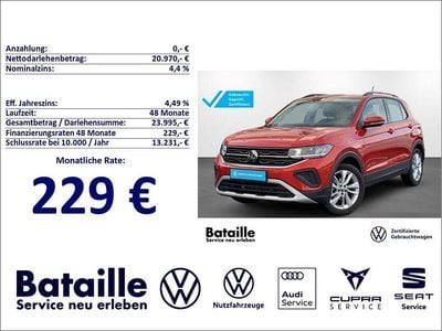Rot Gebraucht 2024 VW T-Cross Life SUV | 20.970 € (Fairer Preis)