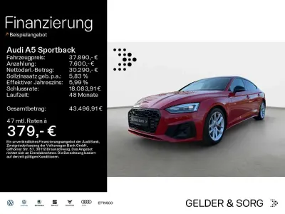 Second-hand Audi A5 S-Line 204 CP (150 kW) 2022 Roșu Coupe