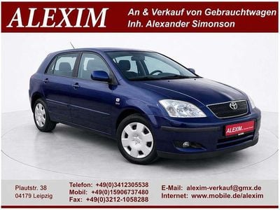 Usata Toyota Corolla Sol 110 CV (80 kW) 2003 Blu Berlina