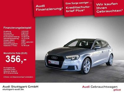 Gebraucht Audi A3 Sportback Sport 150 PS (110 kW) 2019 Silber Kleinwagen