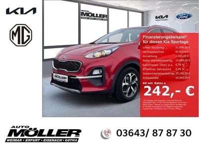 Gebraucht Kia Sportage Vision 136 PS (100 kW) 2021 Rot SUV