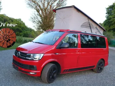 Używany VW California Beach 150 KM (110 kW) 2017 Czerwony Van