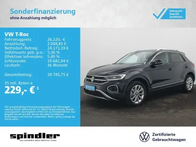 Gebraucht VW T-Roc Style 150 PS (110 kW) 2025 Deep black perleffekt SUV