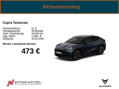 Neu Cupra Tavascan VZ 250 kW (340 PS) 2026 Blau SUV