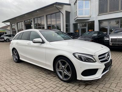 gebraucht Mercedes C180 AMG Paket/Automatik/Panorama/Leder/Navi