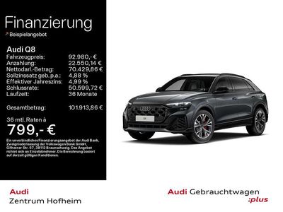 Gebraucht Audi Q8 S-Line 489 PS (359 kW) 2024 Daytonagrau perleffekt SUV