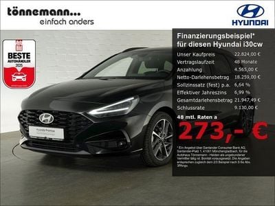 Schwarz Gebraucht 2024 Hyundai i30 Advantage Kombi | 22.824 € (Guter Preis)