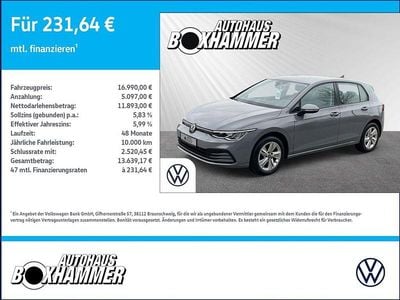 Usata VW Golf VIII Life 131 CV (96 kW) 2020 Grigio Berlina