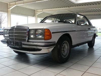 gebraucht Mercedes 280 CE W123 Coupe Weiß Blau Interior Gepflegt