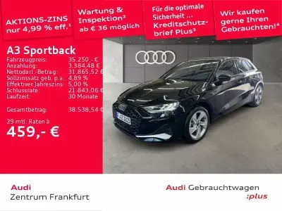 Używany Audi A3 Advanced 150 KM (110 kW) 2026 Czarny Sedan/Limuzyna