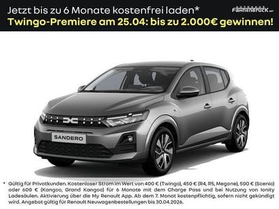 Ny Dacia Sandero Expression 122 HK (89 kW) 2026 Grå