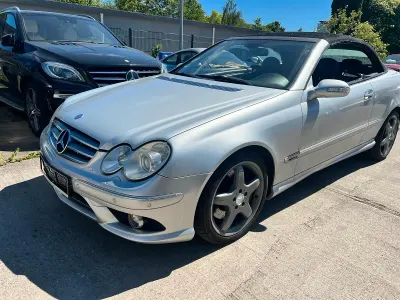 Gebraucht Mercedes CLK320 AMG 2007 Silber Cabrio