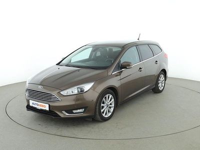 Gebraucht Ford Focus Titanium 125 PS (91 kW) 2016 Braun Kombi