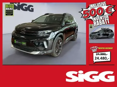 Gebraucht Citroën C5 Aircross 136 PS (100 kW) 2024 Lackierung schwarz perla nera/ SUV
