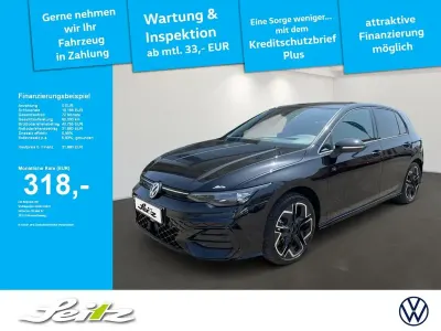 Gebraucht VW Golf VIII R-line 150 PS (110 kW) 2025 Schwarz Limousine