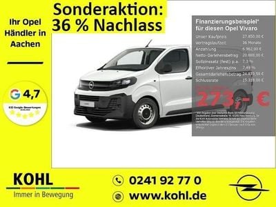 Weiß Neu 2025 Opel Vivaro Van / Kleinbus | 27.850 € (Guter Preis)
