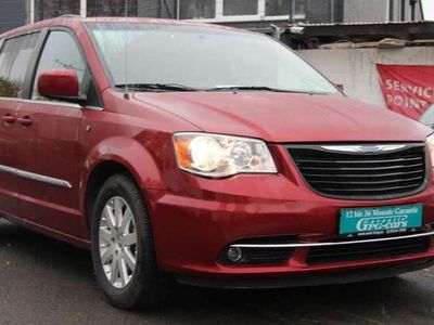 gebraucht Chrysler Grand Voyager Town & Country Rot|Leder schw.|el. Türen|Klima