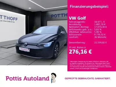 Gebraucht VW Golf VII United 116 PS (85 kW) 2021 Schwarz Kleinwagen