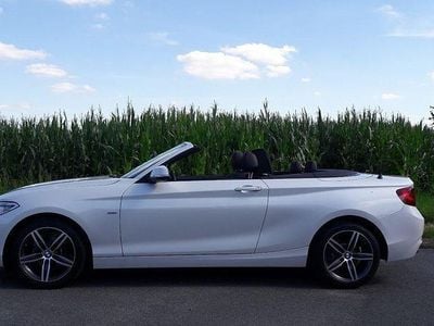 Gebraucht BMW 218 Sport Line 136 PS (100 kW) 2016 Weiß Cabrio