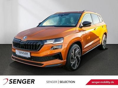 Gebraucht Skoda Karoq SportLine 190 PS (139 kW) 2023 Phoenixorange premium metallic SUV