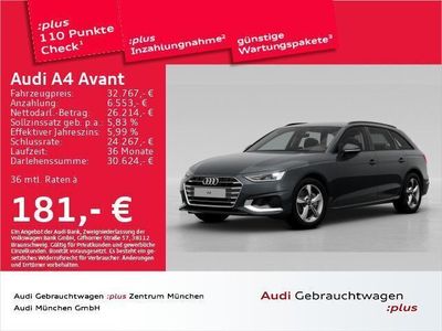 Gebraucht Audi A4 Advanced 204 PS (150 kW) 2023 Manhattangrau metallic Kombi